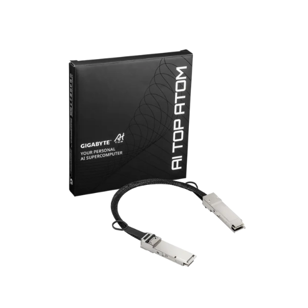 Ảnh minh họa Cáp kết nối GIGABYTE AI TOP QSFP (ATC9000-QSFP) Băng thông 400G 2