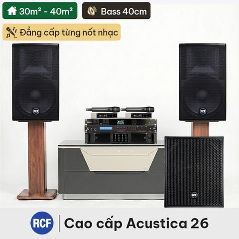 Dàn karaoke cao cấp RCF Acustica 26 (RCF C 5215 W MK3)
