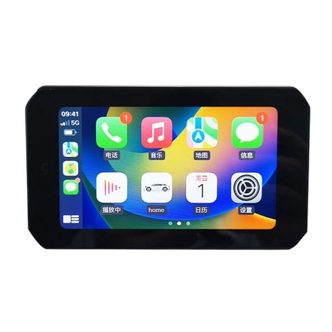 P501M – Xe máy di động 5 inch với CarPlay/Android Auto không dây và Camera kép 1080P