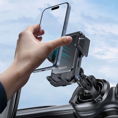 Yesido C312 Auto Alignment 15W – Đế sạc không dây ô tô thông minh