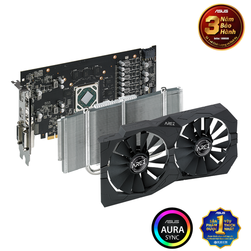 Ảnh minh họa Card đồ họa Asus ROG STRIX RX 570 8GB Gaming hiệu suất cao 1