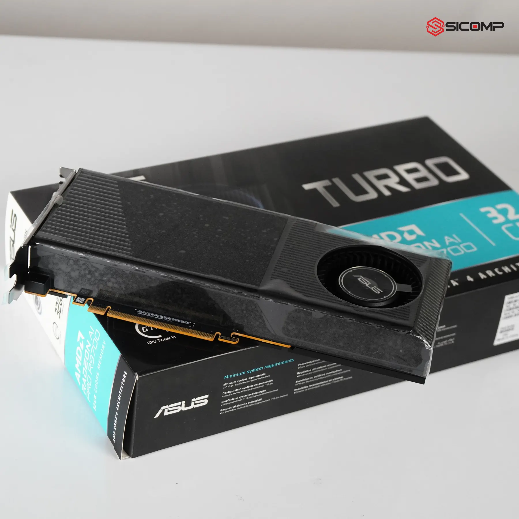 Ảnh minh họa CARD MÀN HÌNH ASUS TURBO RADEON AI PRO R9700 32GB CHUYÊN DỤNG 1