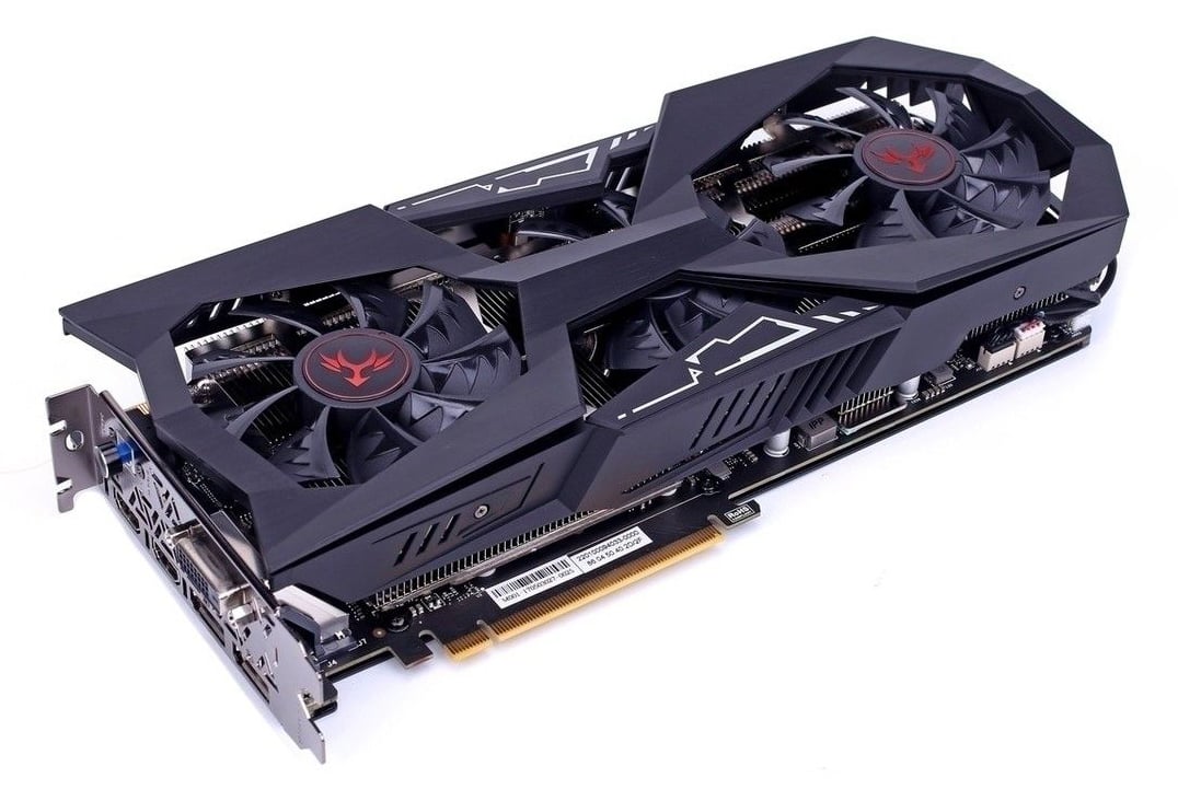 Ảnh minh họa Card màn hình Colorful iGame GTX 1070 Ti Vulcan X TOP 8GB GDDR5 3