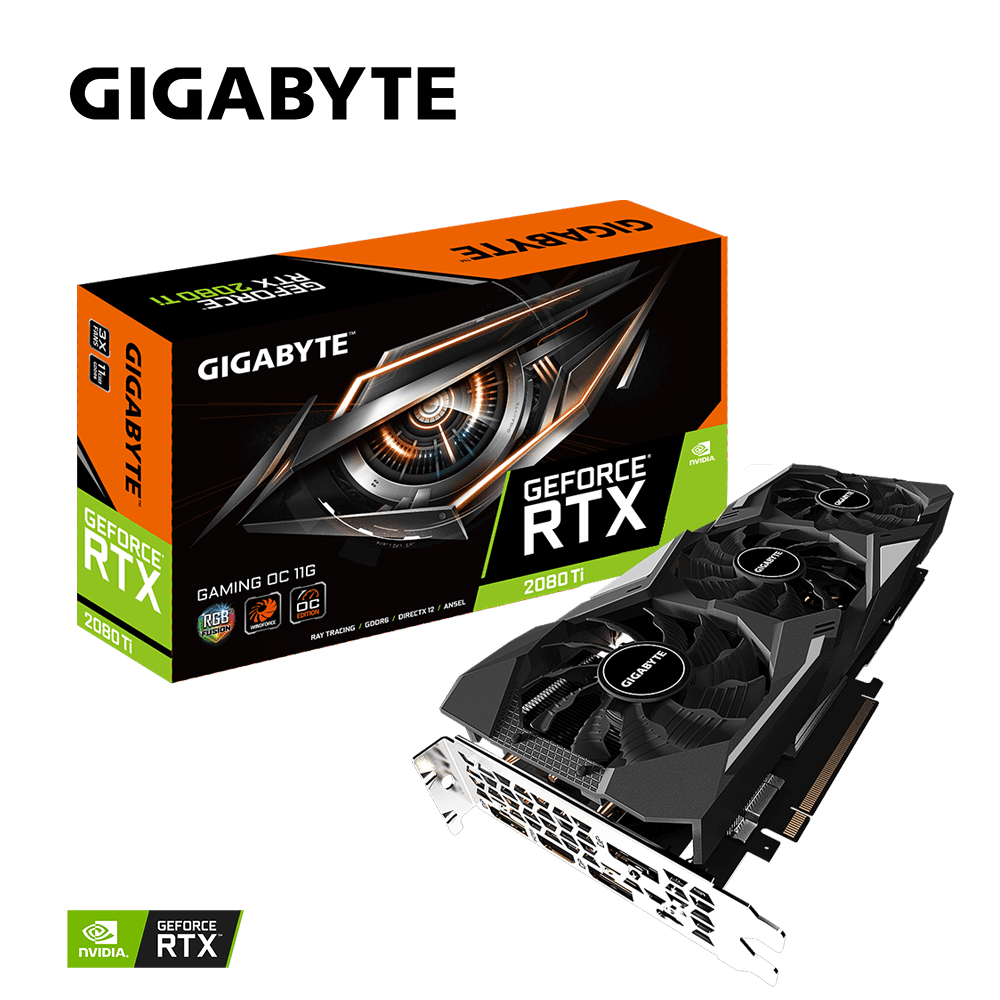 Card màn hình GIGABYTE GeForce RTX 2080 Ti Gaming OC 11GB GDDR6