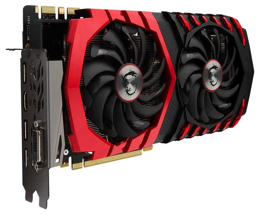 Ảnh minh họa Card màn hình MSI GeForce GTX 1080 Gaming X 8GB GDDR5X 2