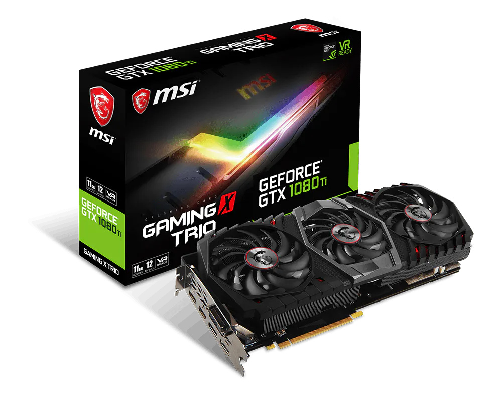 Card màn hình MSI GeForce GTX 1080 Ti Gaming X Trio 11GB GDDR5X
