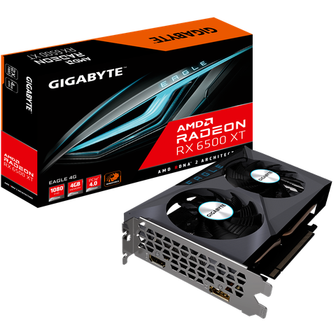 Card Màn Hình Rx 6500 Xt 4g Oc 2nd Bh 6t