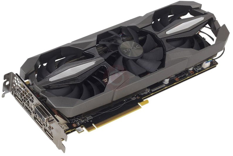 Ảnh minh họa Card màn hình ZOTAC GTX 1070 Ti Extreme Plus 8GD5 1