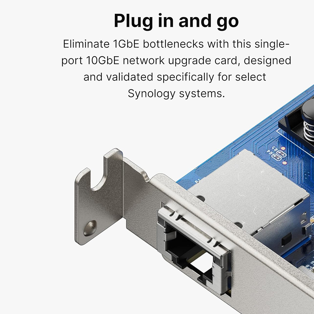 Ảnh minh họa Card mạng Synology E10G30-T1 Single Port 10 Gigabit RJ-45 2