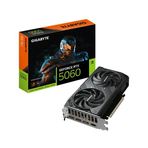 Card màn hình NVIDIA GeForce RTX 5060 Gigabyte WINDFORCE MAX OC 8G