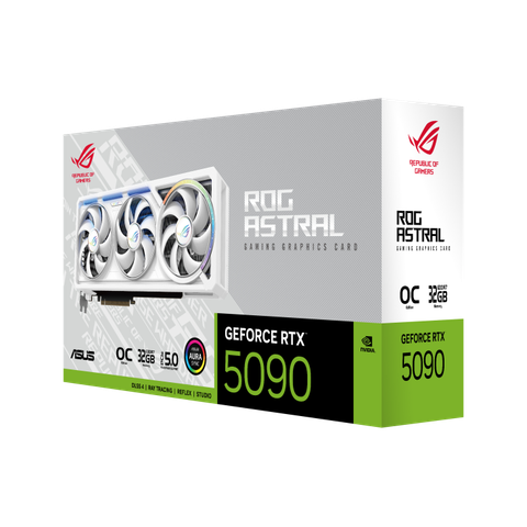 Card màn hình NVIDIA GeForce RTX 5090 ASUS ROG Astral White OC