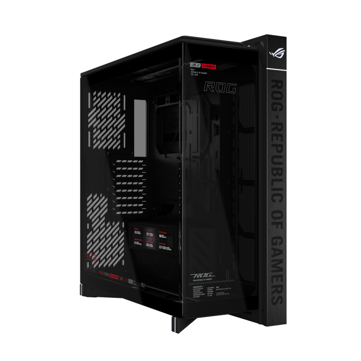 Ảnh minh họa Vỏ Case ASUS ROG Cronox ARGB (Full Tower Panoramic, Màn Hình LCD 9.2 Inch) 2