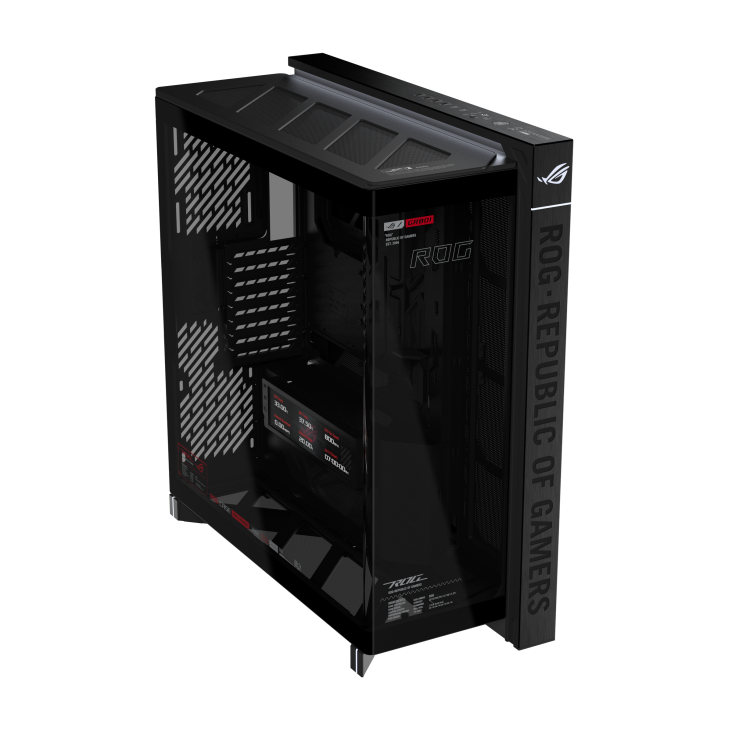Ảnh minh họa Vỏ Case ASUS ROG Cronox ARGB (Full Tower Panoramic, Màn Hình LCD 9.2 Inch) 3