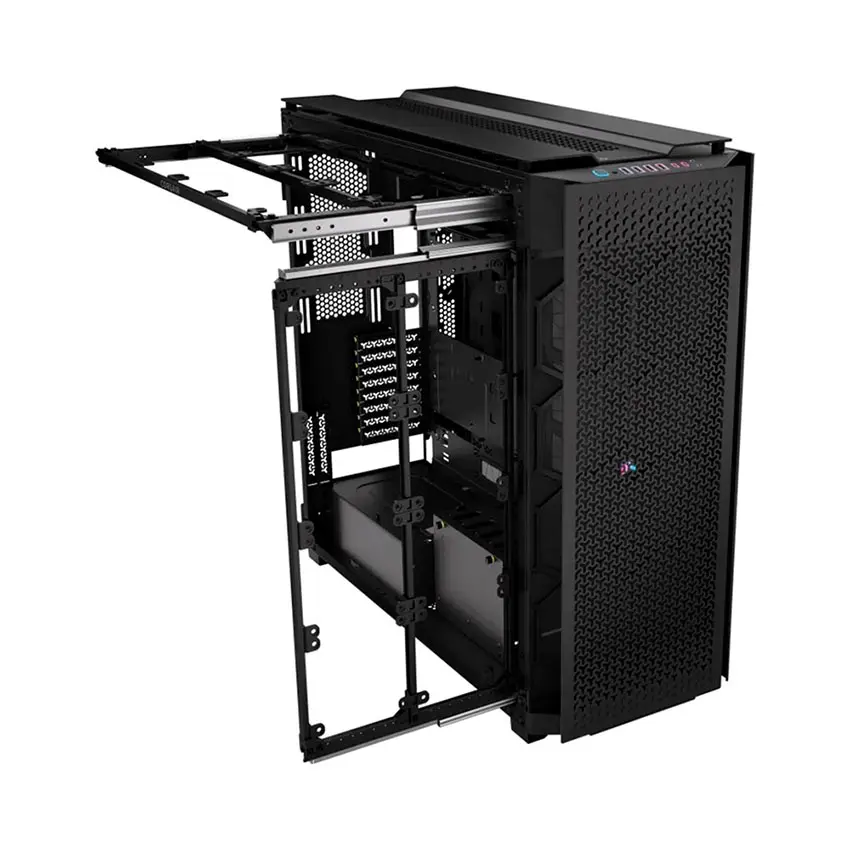 Ảnh minh họa Case Corsair iCUE LINK 9000D RGB AIRFLOW Super Full-Tower Black 2