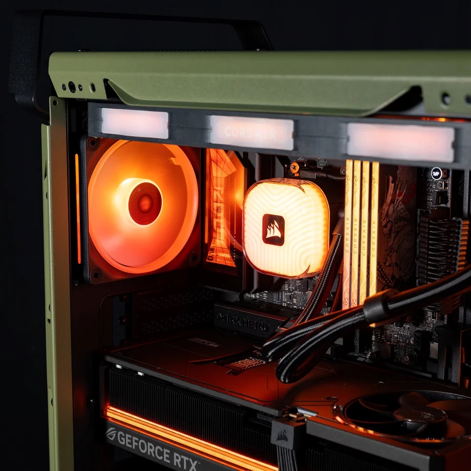 Ảnh minh họa Case Corsair WARTHOG RS Olive Drab 1