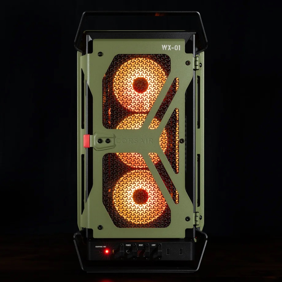 Ảnh minh họa Case Corsair WARTHOG RS Olive Drab 3