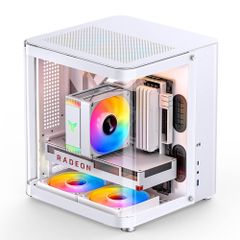  CASE JONSBO TK-1 White (ITX/M-ATX) 