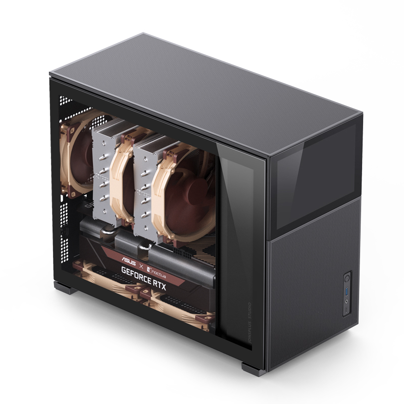 Ảnh minh họa Case JONSBO TK-3 BLACK (ATX/Mid Tower/Màu Đen/Kính Cong) 1