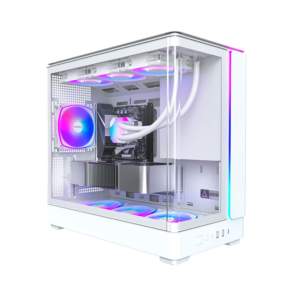 Ảnh minh họa Case máy tính Montech KING 15 PRO ARGB White CAKING15PROWHMT 1