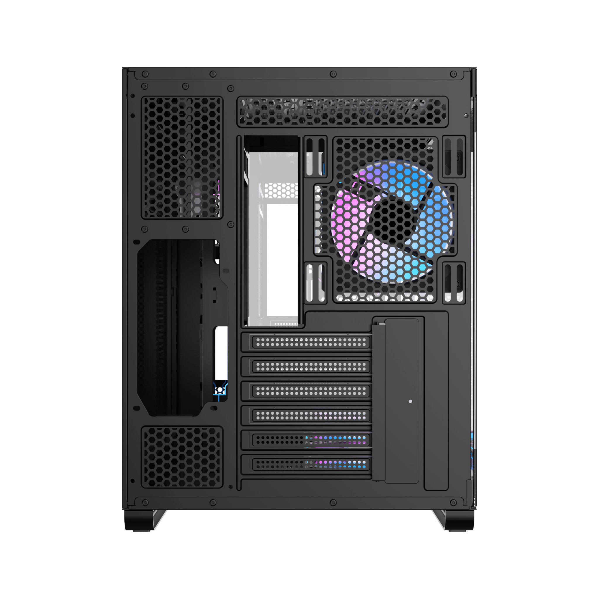 Ảnh minh họa Case Ocypus Iota C70 ARGB (ATX, sẵn 6 Fan ARGB, LCD hiển thị nhiệt độ) 3