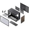Case Pc Jonsbo D33 Wood Black