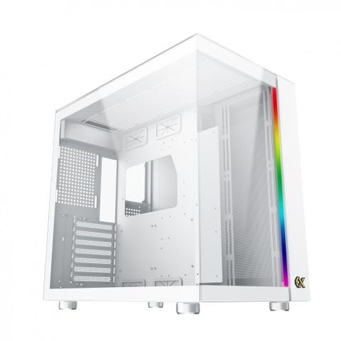 Vỏ Case XIGMATEK AQUA ULTRA ARTIC - PREMIUM GAMING E-ATX, ARGB STRIP