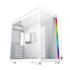  Vỏ Case XIGMATEK AQUA ULTRA ARTIC - PREMIUM GAMING E-ATX, ARGB STRIP 