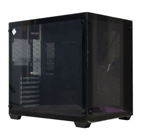 Case 1st Player Mega View MV7 Black 2 Kính Cường Lực ATX