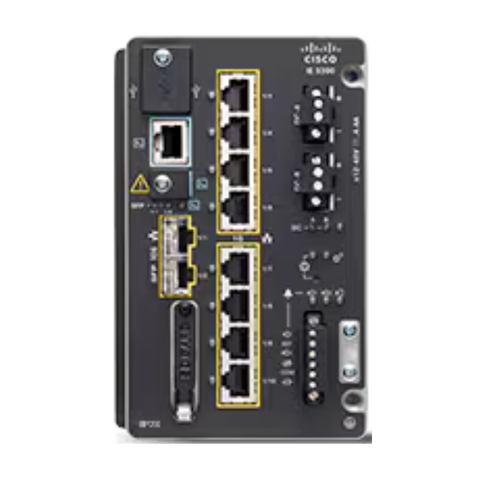 IE-3300-8P2S Catalyst IE3300 Rugged Series, 8 GE PoE/PoE+ copper and 2