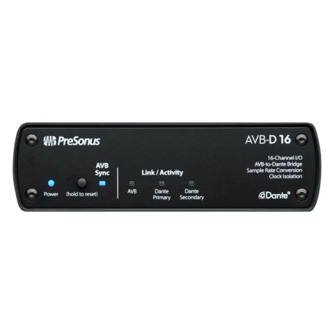 Cầu nối PreSonus AVB-D16, 16 x 16 AVB, 16 x 16 Dante