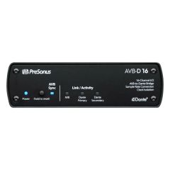  Cầu nối PreSonus AVB-D16, 16 x 16 AVB, 16 x 16 Dante 