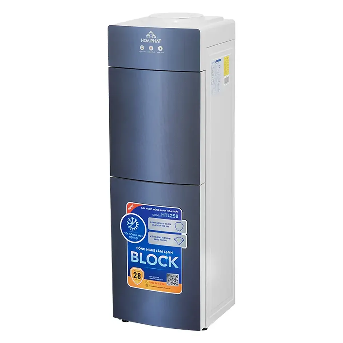Ảnh minh họa Cây nước nóng lạnh úp bình Hoà Phát HTL258 1