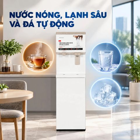Cây nước nóng lạnh và làm đá Toshiba RWF-IW2469BVN(W) 660W