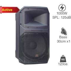  Loa Electro voice Eviva 12P, Bass 30cm, Công suất 1000W, Max SPL 