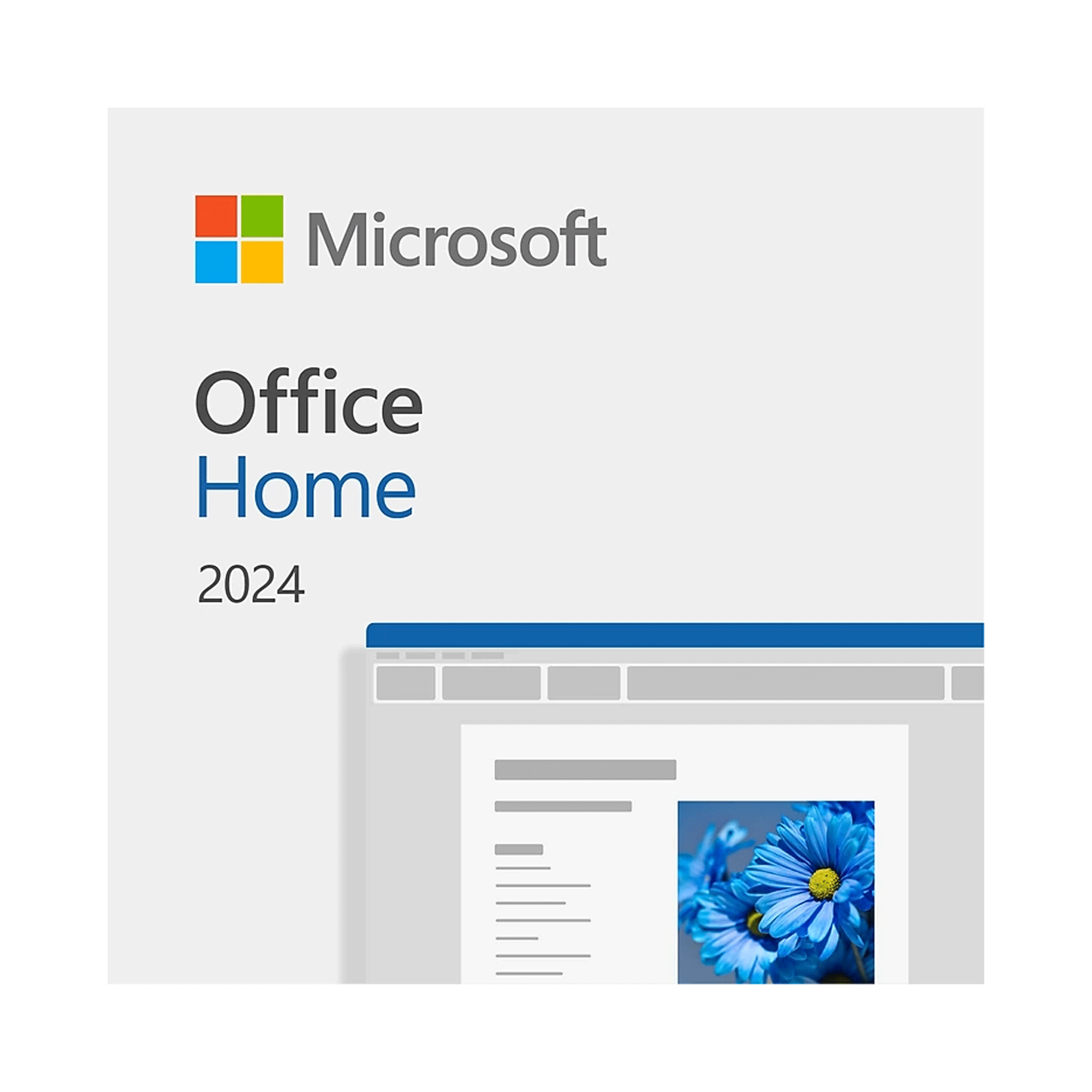Phần mềm Office Home 2024 (EP2-06796) | Dùng vĩnh viễn, 1 thiết bị, Word, Excel, PowerPoint