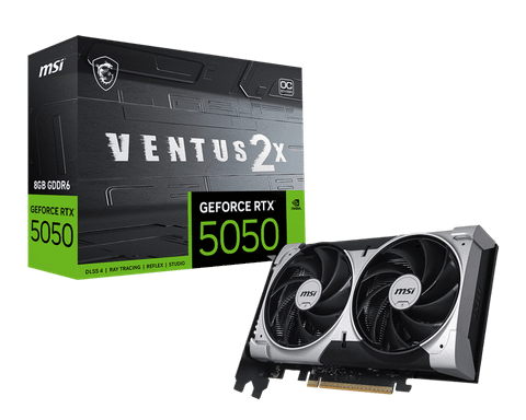 Card màn hình MSI GeForce RTX 5050 Ventus 2X OC 8GB