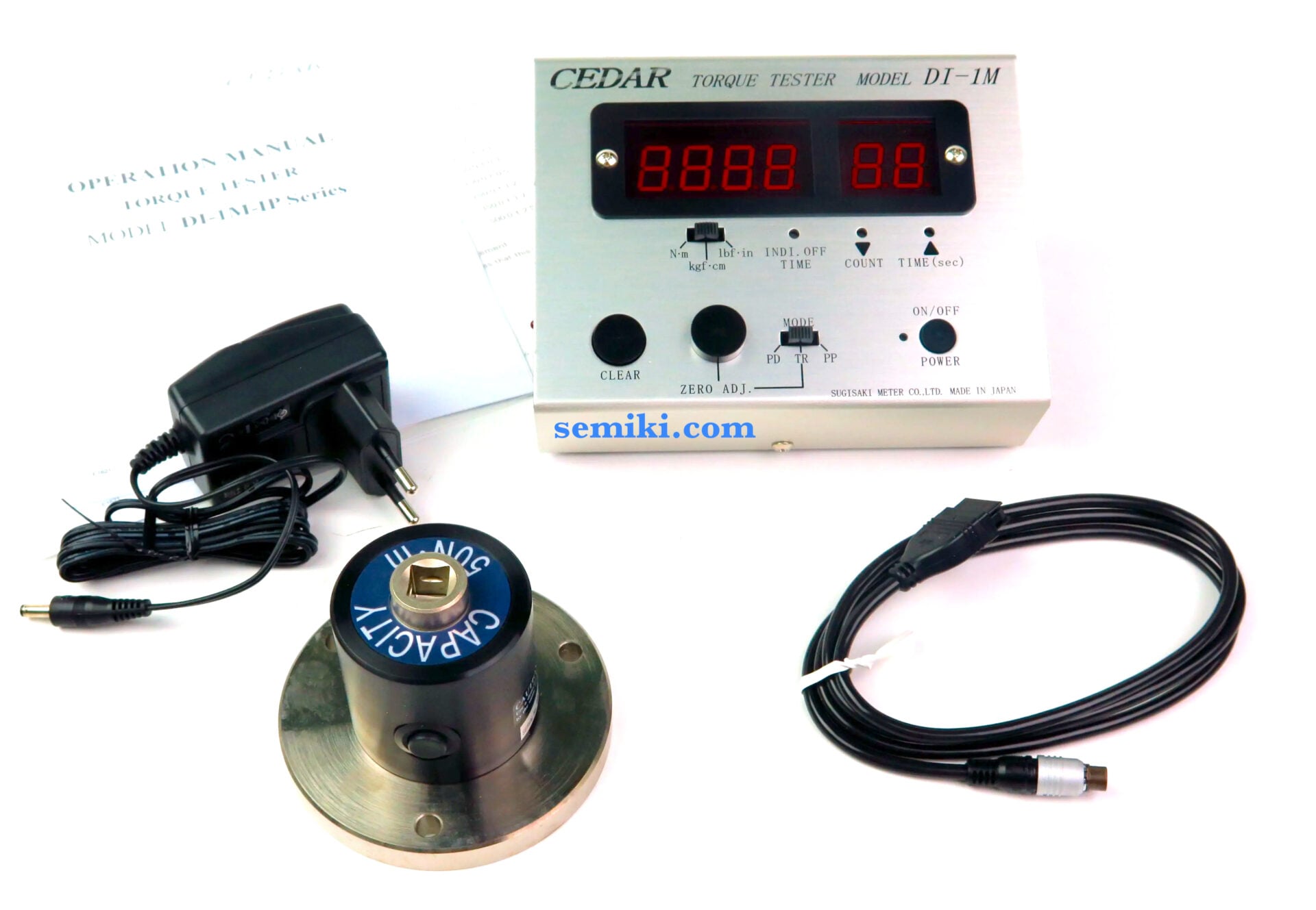 Ảnh minh họa CEDAR DI-1M-IP50 thiết bị đo lực mô men xoắn điện tử (0.30~50 N･m) 1