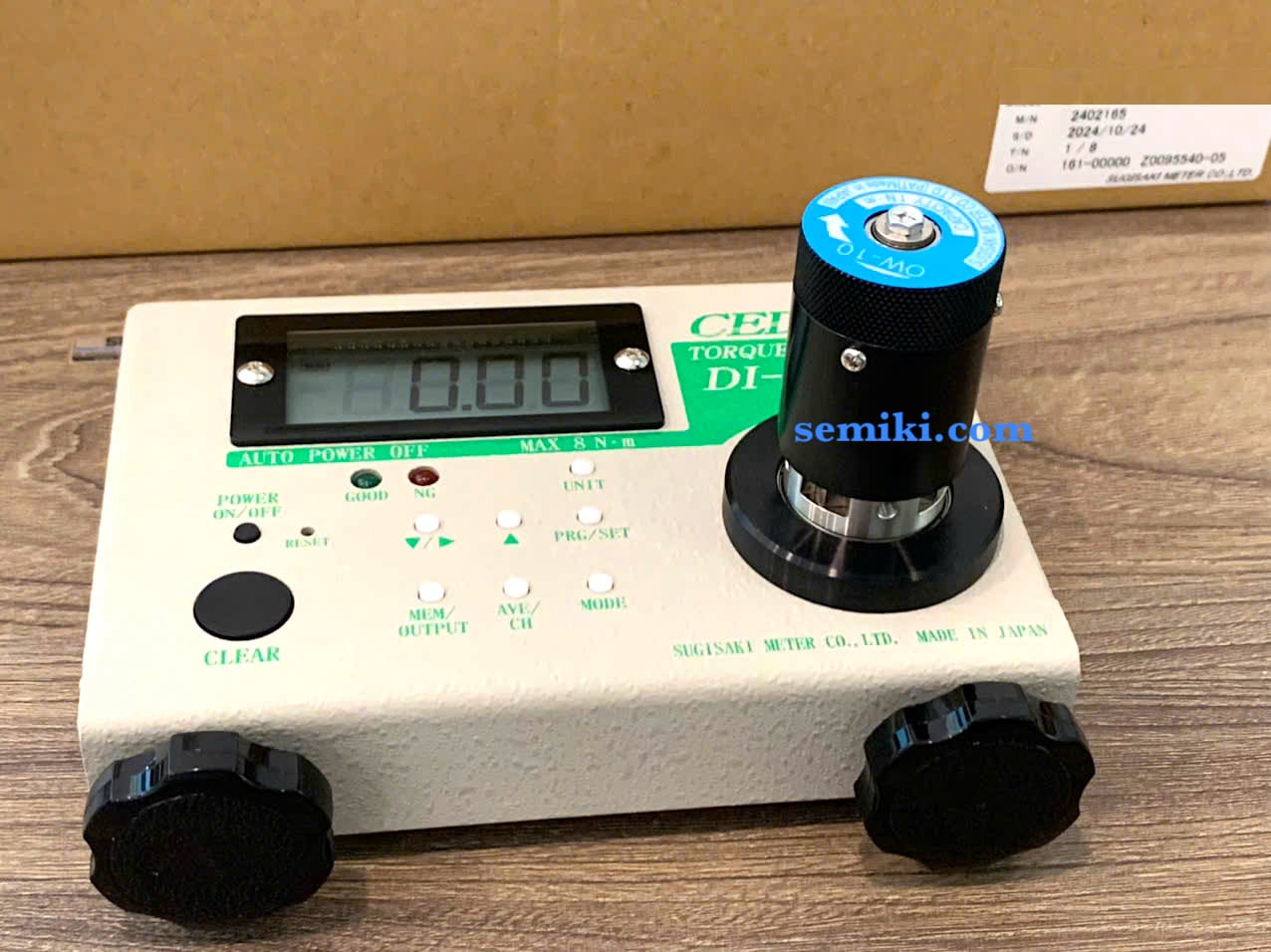 Ảnh minh họa CEDAR DI-9M-08 máy kiểm tra lực mô men xoắn tua vít (2.0-800 mN･m) 1