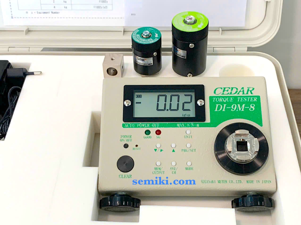 CEDAR DI-9M-8 thiết bị kiểm tra lực mô men xoắn tua vít (0.020-8 N･m)
