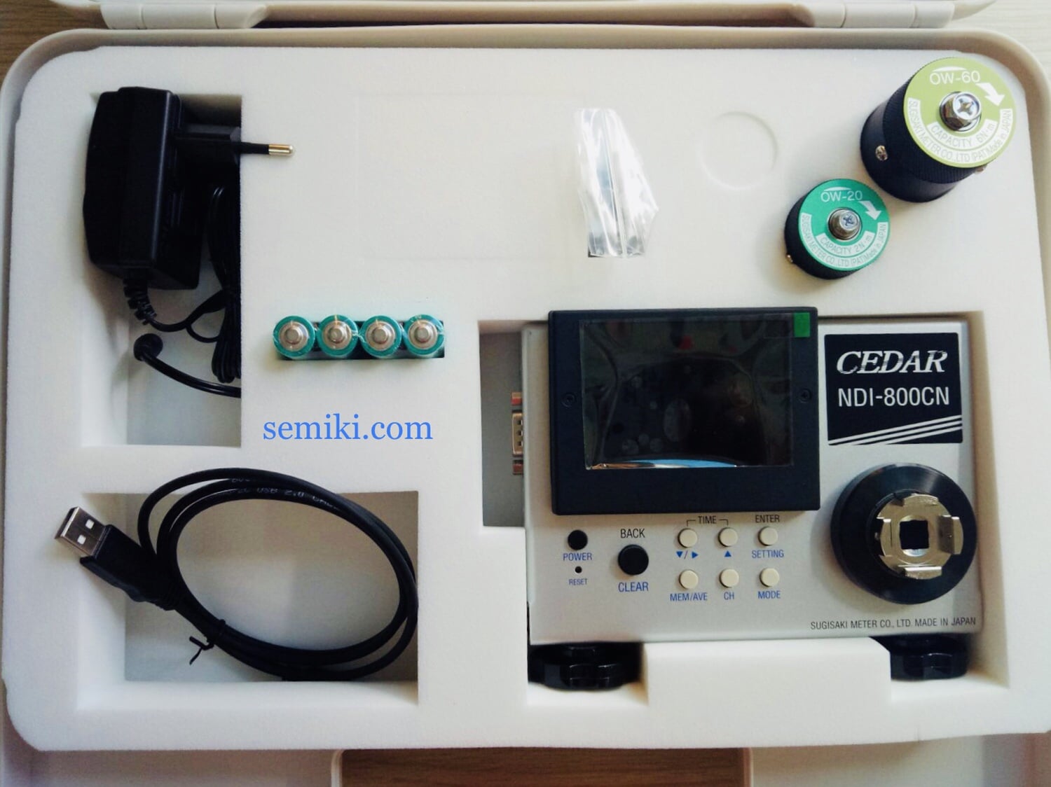 CEDAR NDI-800CN thiết bị đo lực mô men xoắn tua vít 2.0 ~ 800.0 mN･m