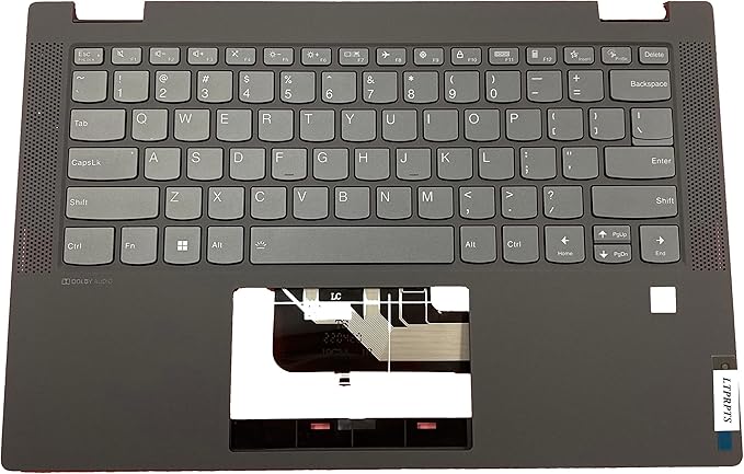 Thay Vỏ Laptop Lenovo Flex 5-14IIL05 ARE05 ITL05 5CB0Y85490 Gray Replacement Laptop Upper Case Palmrest Backlit Keyboard Assembly Part for Zin