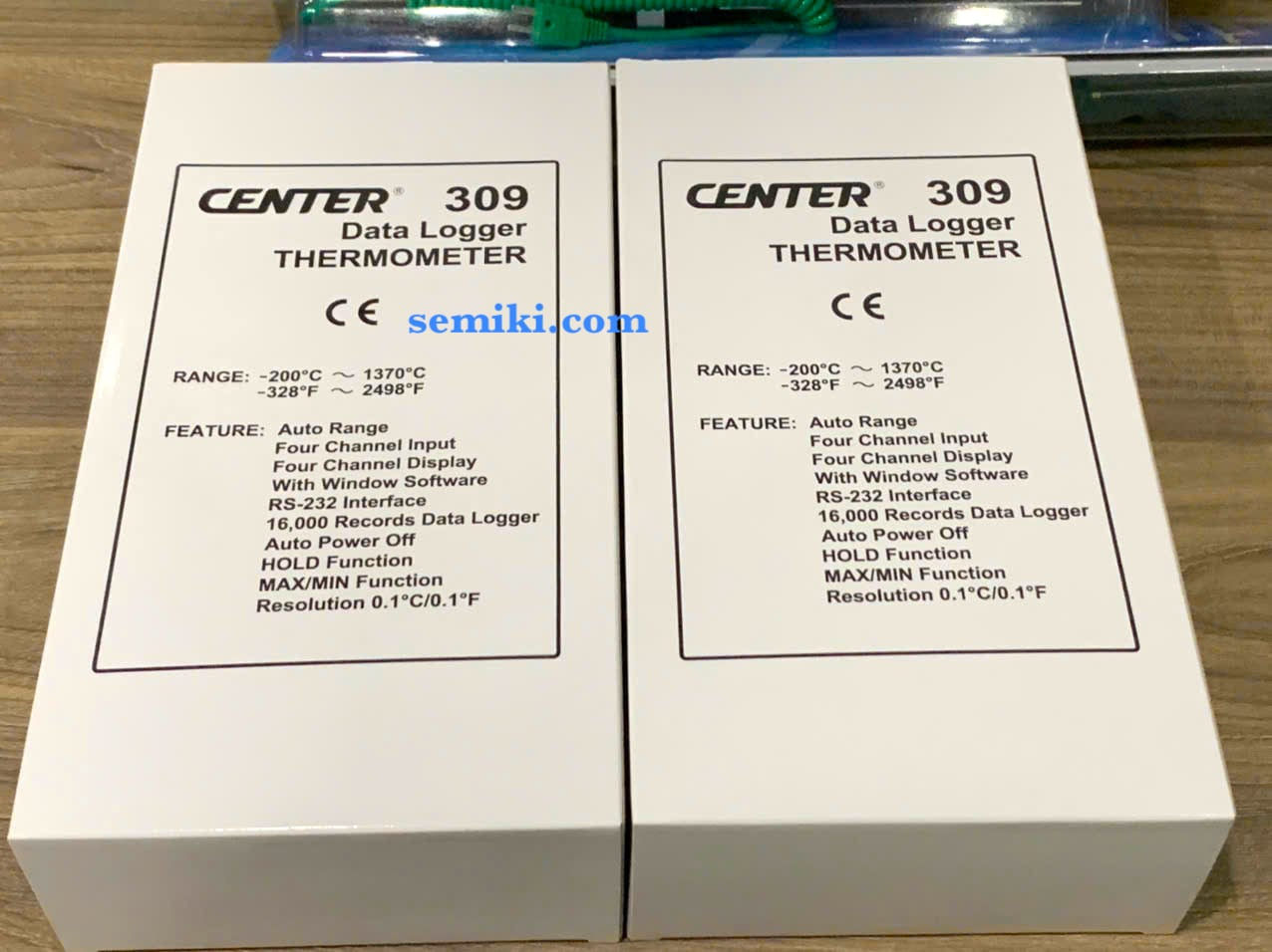 Ảnh minh họa CENTER TAIWAN 309 bộ ghi nhiệt 4 kênh type K (-200°C ~1370°C) 1