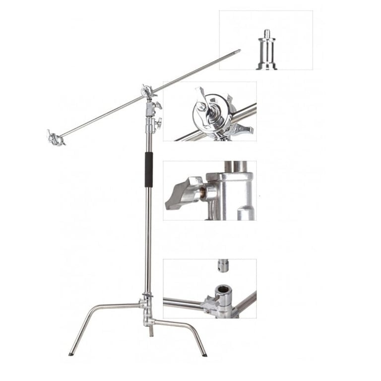 Chân Đèn Inox CK1 Pro + Boom Ngang