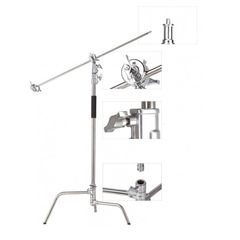  Chân Đèn Inox CK1 Pro + Boom Ngang 
