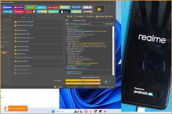 Ảnh minh họa Chạy lại phần mềm Realme 3