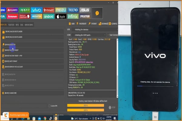 Ảnh minh họa Chạy lại phần mềm Vivo 3