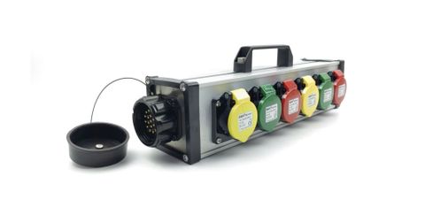 Bộ chia nguồn điện 6 kênh 16A out 19 PIN in ABCCABLS PW6-16A out 19pin