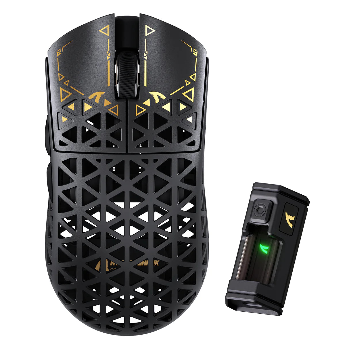 Chuột chơi game không dây ATTACK SHARK R5 Ultra sợi carbon 8K PAW3950MAX - Đen