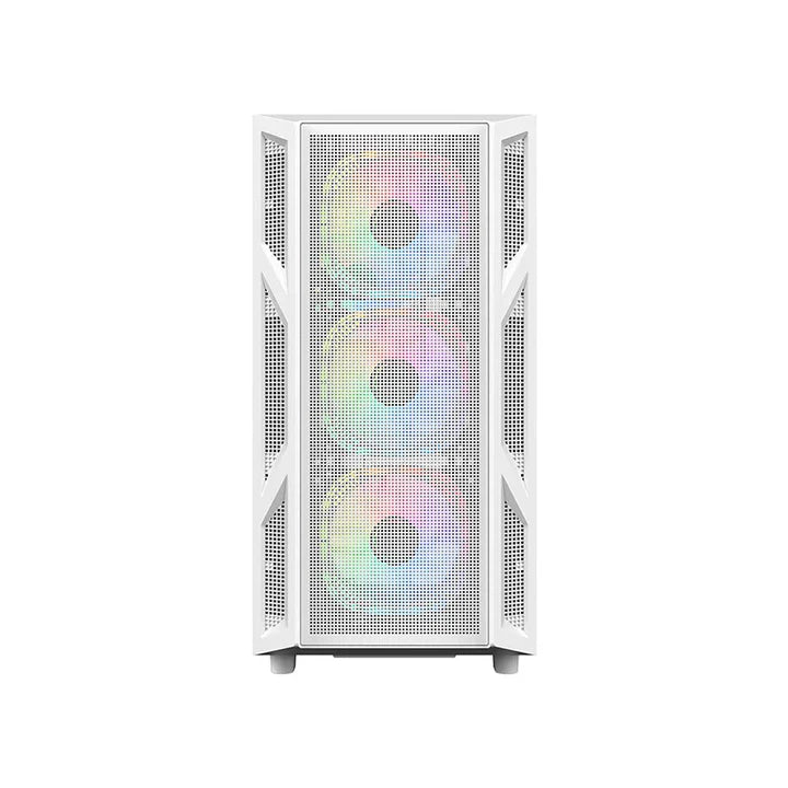 Ảnh minh họa GAMEON Trident IV-A POWERFORGE Series Vỏ máy tính chơi game Mid Tower – Trắng kèm bộ nguồn 750W 80+ Bronze và 4 quạt ARGB 2