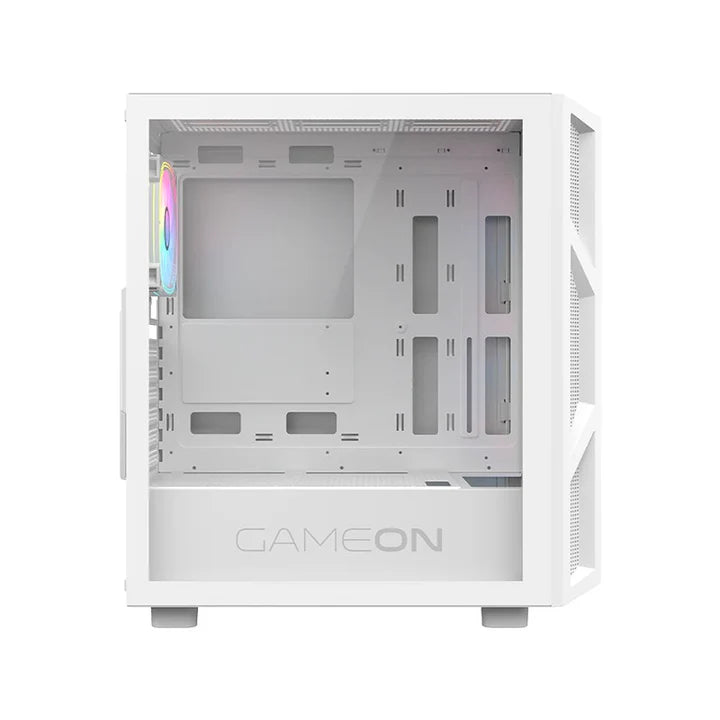 Ảnh minh họa GAMEON Trident IV-A POWERFORGE Series Vỏ máy tính chơi game Mid Tower – Trắng kèm bộ nguồn 750W 80+ Bronze và 4 quạt ARGB 3
